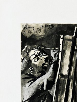 Pablo Picasso, Le Peintre et son Modèle I, 1954, Lithograph