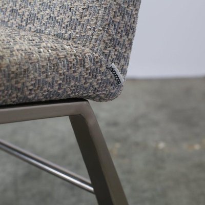 Mariposa Dining Chairs in Grey Leather from BoConcept, Set of 4