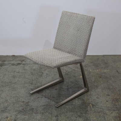 Mariposa Dining Chairs in Grey Leather from BoConcept, Set of 4