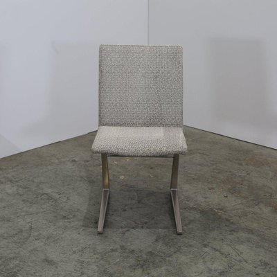 Mariposa Dining Chairs in Grey Leather from BoConcept, Set of 4