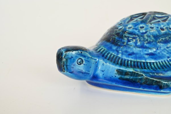Rimini Blu Ceramic Animals attributed to F. Montelupo for Bitossi