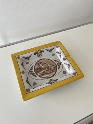 Vintage French Toussi Court Porcelain Ashtray, 1950s for sale at