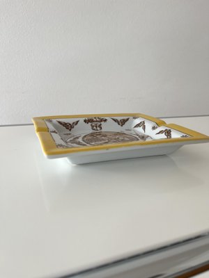 Vintage French Toussi Court Porcelain Ashtray, 1950s for sale at