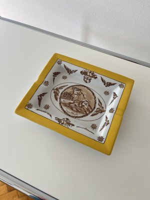 Vintage French Toussi Court Porcelain Ashtray, 1950s for sale at