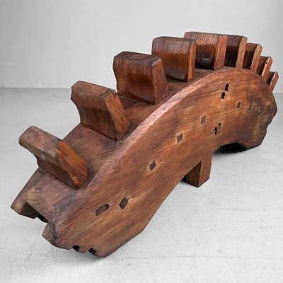 Antique Japanese Wooden Gear Segment, 1890s for sale at Pamono