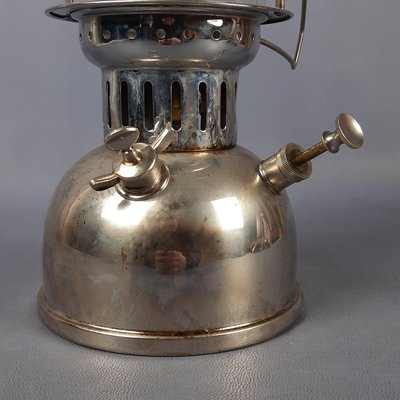 Lampe Petromax Ancienne à Pression - Kérosène - Fabriquée En Allemagne - Vintage 1920-1949