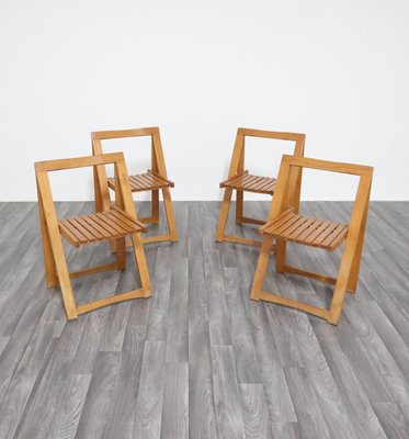 Trieste Chairs by Aldo Jacober for Alberto Bazzani, 1960s, Set of