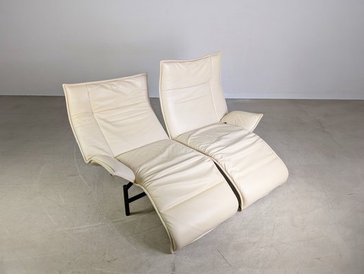 Veranda Sofa in Leather by Vico Magistretti for Cassina, 1980s for