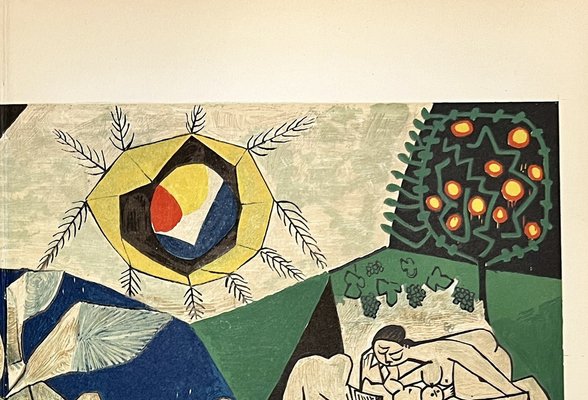 Pablo Picasso, La Guerre et la Paix, 1954, Lithograph for sale at