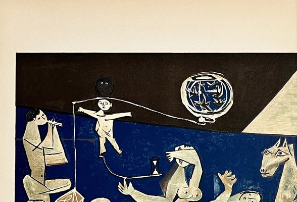 Pablo Picasso, La Guerre et la Paix, 1954, Lithograph for sale at