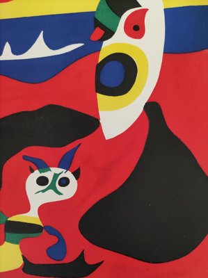 Joan Miro, Summer, 1938, Lithograph for sale at Pamono
