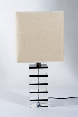 mid century lucite lamp