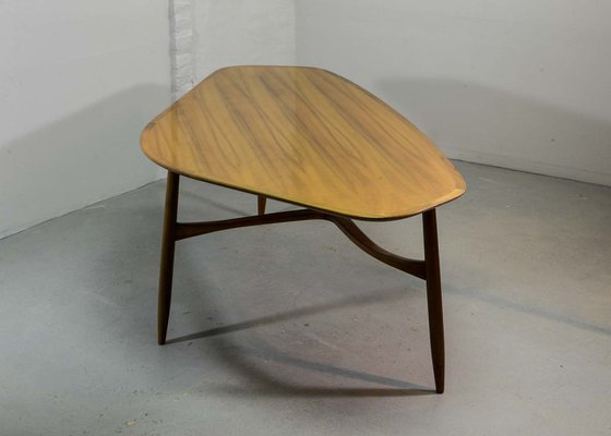 Free Form Shaped Lacquered Kidney Coffee Table By Svante Skogh 1953 For At Pamono Free Form Shaped Lacquered Kidney, Free Form Wooden Coffee Tables