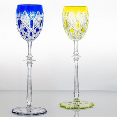 Crystal Tsar Glasses from Baccarat, France, 1906, Set of 4 for