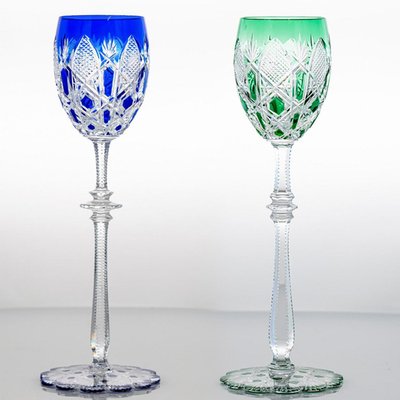 Crystal Tsar Glasses from Baccarat, France, 1906, Set of 4 for