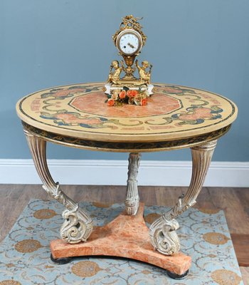 Italian Neo-Classical Centre Table with Scagliola Top for sale at