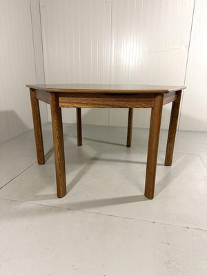 Extendable Hexagon Dining Table, 1970s for sale at Pamono