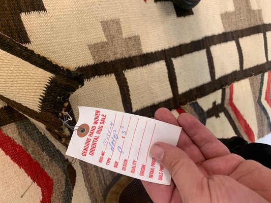 Antique Native American Navajo Rug, 1900s for sale at Pamono