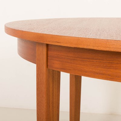 Teak Extendable Dining Table by CJ Rosengaarden, Denmark, 1960s