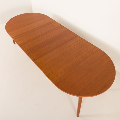 Teak Extendable Dining Table by CJ Rosengaarden, Denmark, 1960s