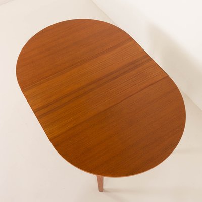 Teak Extendable Dining Table by CJ Rosengaarden, Denmark, 1960s