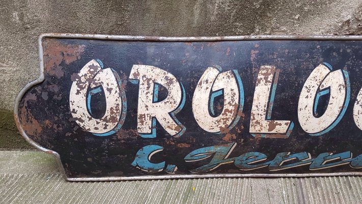 Vintage Watchmaker S Sign 1940s For Sale At Pamono