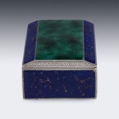 german cigarette box ILLUSTRATION Vintage 1940s Embossed Leather and