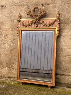 Vintage Louis XVI Style Wall Mirror, 1940s for sale at Pamono