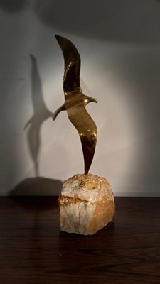 Flying Bird Sculpture by Curtis Jeré, 1970s for sale at Pamono