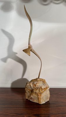 Flying Bird Sculpture by Curtis Jeré, 1970s for sale at Pamono