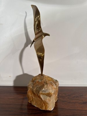 Flying Bird Sculpture by Curtis Jeré, 1970s for sale at Pamono
