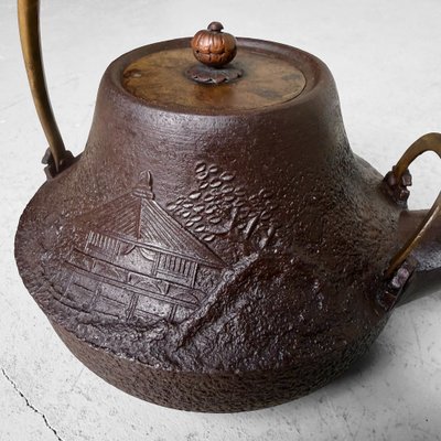 Antique Japanese Tetsubin Traditional Teapot, 1860s for sale at Pamono