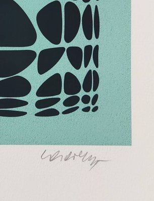 Victor Vasarely Beltica シルクスクリーン Victor Vasarely, Beltica, 1989, Silkscreen for sale at Pamono