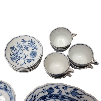 Antique Porcelain Tableware by Carl Teichert for Meissen, 1890s