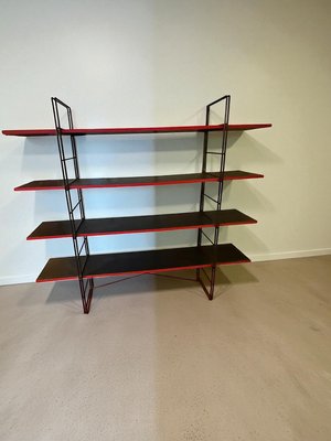 Black and Red Enetri Shelf by Niels Gammelgaard for Ikea, 1980s