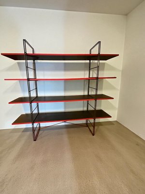 Black and Red Enetri Shelf by Niels Gammelgaard for Ikea, 1980s