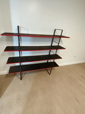 Black and Red Enetri Shelf by Niels Gammelgaard for Ikea, 1980s