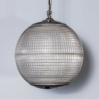 Vintage Holophane Parisian Glass Globe Lamp, 1960s for sale at Pamono