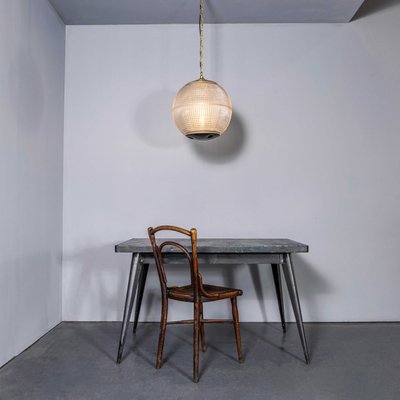 Vintage Holophane Parisian Glass Globe Lamp, 1960s for sale at Pamono