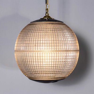 Vintage Holophane Parisian Glass Globe Lamp, 1960s for sale at Pamono