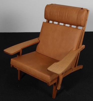 Model GE-375 Lounge Chair by Hans J. Wegner for GETAMA, 1960s for