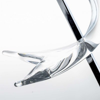 Crystal Glass Dolphin from Daum, France, 1860 for sale at Pamono