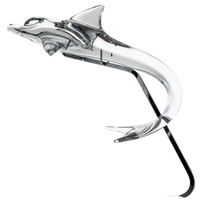 Crystal Glass Dolphin from Daum, France, 1860 for sale at Pamono