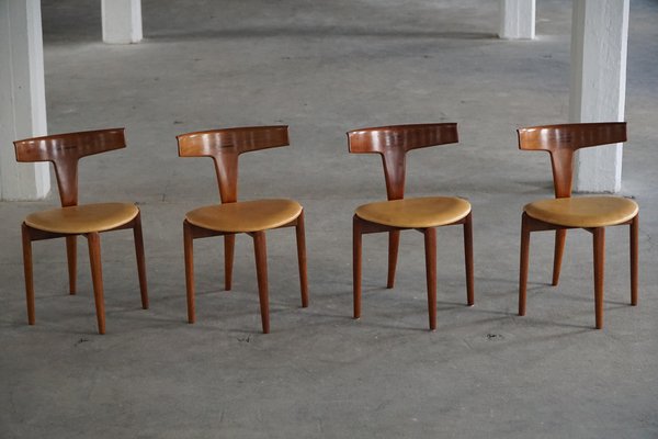 Mid-Century Danish T Chairs from Erik Andersen & Palle Pedersen
