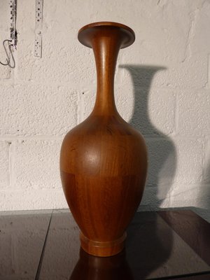 Segmented Cherry Vessel Wood Segmented Vase Display Piece Wood