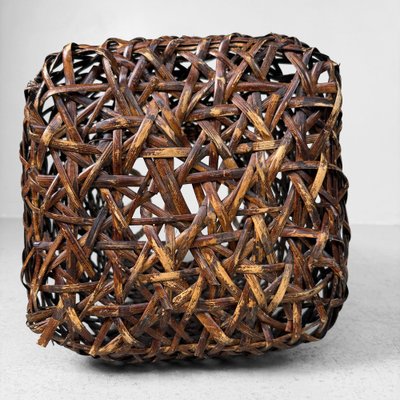 Japanese Bamboo Hanakago Ikebana Basket, 1940s for sale at Pamono