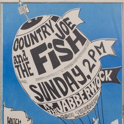 Original Concert Poster, American, Country Joe & the Fish