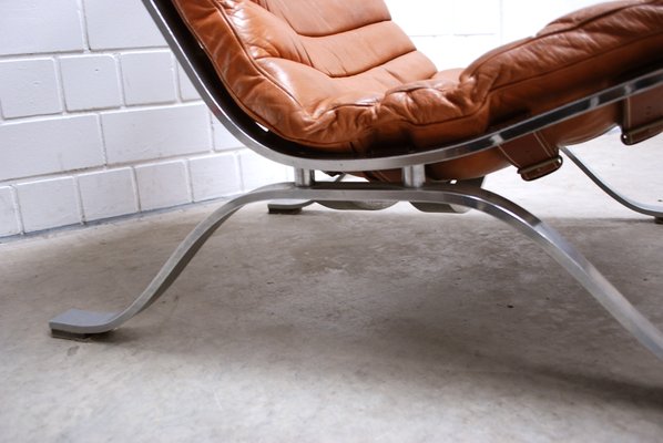 Vintage Ari Lounge Chair In Cognac Brandy Leather By Arne Norell For Sale At Pamono
