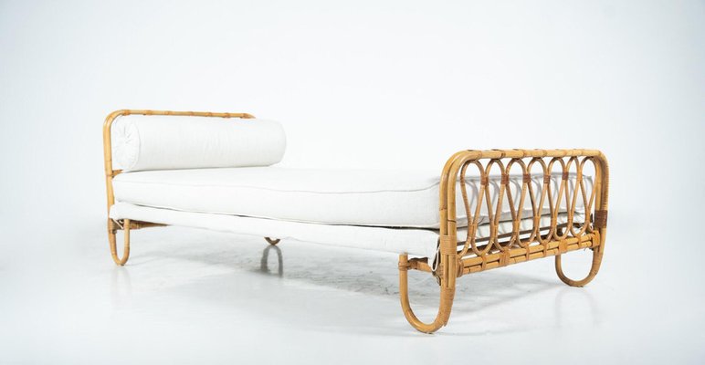 Mid-Century Modern Bamboo Daybed, Italy, 1960s for sale at Pamono