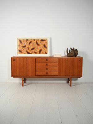 IKEA イェルローサ　北欧／ミッドセンチュリー／ポストモダン／廃盤 Vintage Korsør Sideboard in Teak from Ikea, 1967 for sale at Pamono